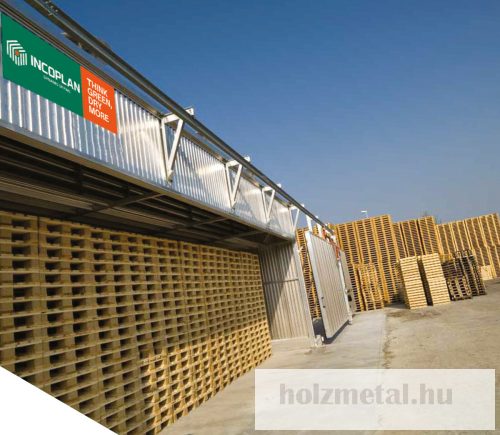 ISPM15 előírásnak megfelelő raklap hőkezelő kamra