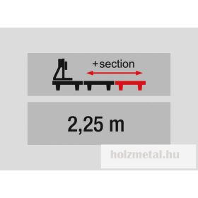 Pilous CTR 550/750 kiegészítő sínhosszabítás