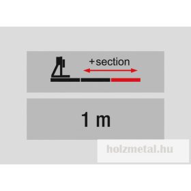 PILOUS CTR 710 kiegészítő sínhosszabítás - 1m