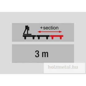 Pilous CTR 1000H kiegészítő sínhosszabbítás