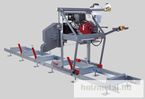 Pilous CTR 550GX vízszintes benzinmotoros szalagfűrész 