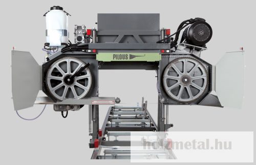 Pilous CTR 710S professzionális vízszintes szalagfűrész manuális előtolással