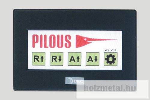 Pilous CTR 710 professzionális vízszintes szalagfűrész manuális előtolással