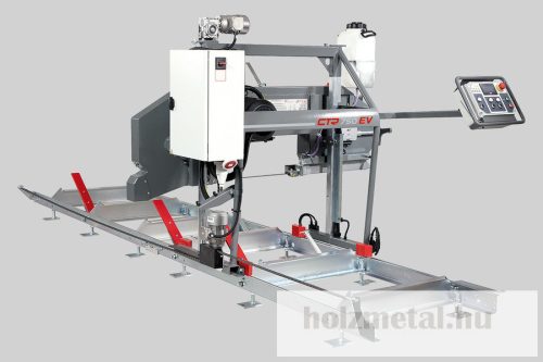 Pilous CTR 750EV vízszintes szalagfűrész elektromos előtolással és magasságállítással