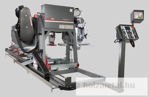 Pilous CTR 800/CTR 800S profeeszionális  vízszintes szalagfűrész elektromos előtolással és magasságállítással