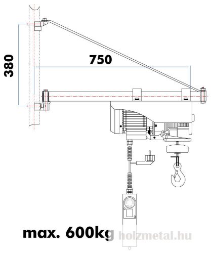 SA 600750 Forgókar ESZ-hez