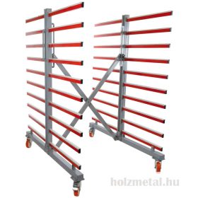 TAW70DUO mobil kétoldalas tartókaros kocsi