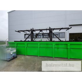 Áztatókád/Merítőkád hidraulikus emeléssel 8,5m